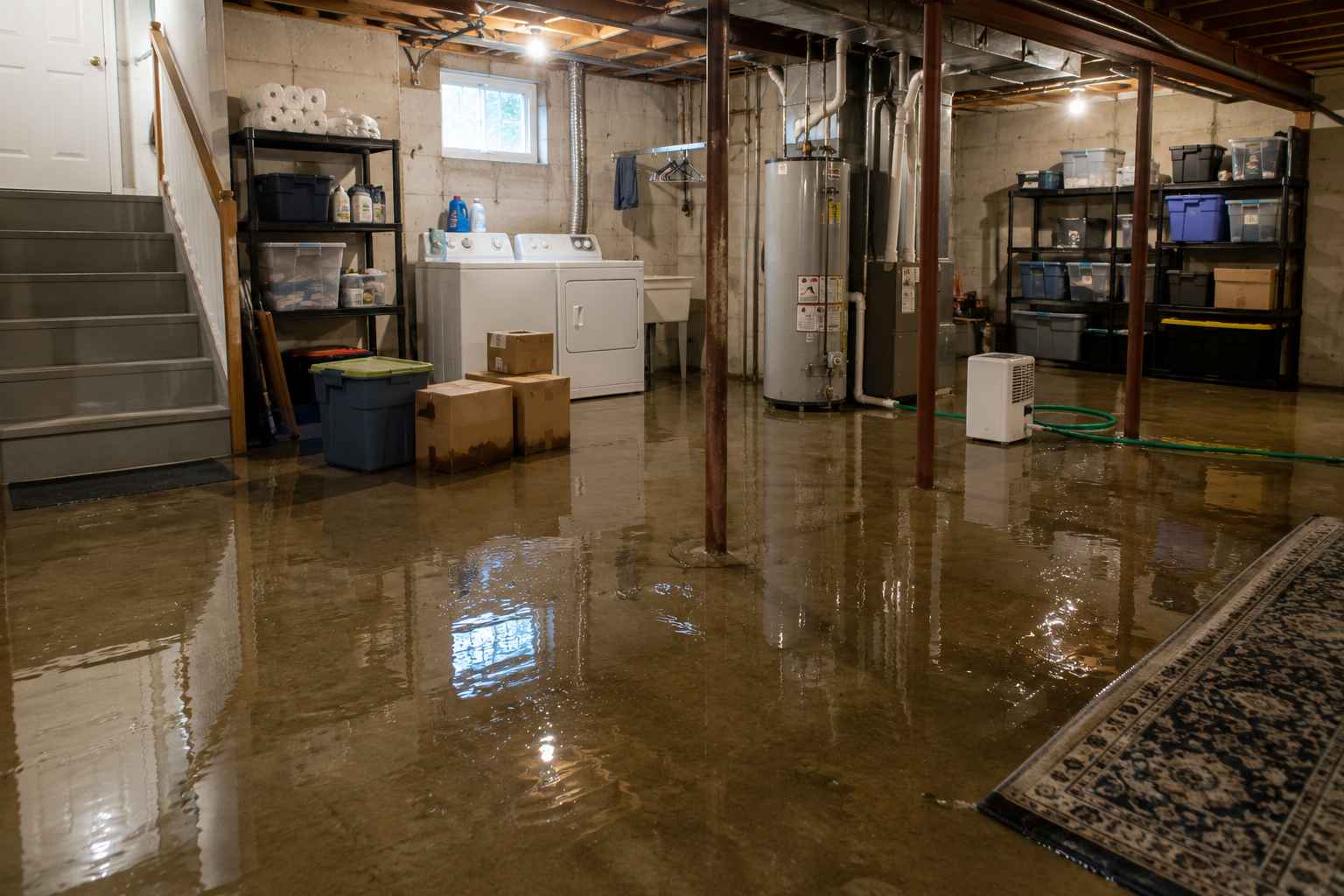 Basement water damage